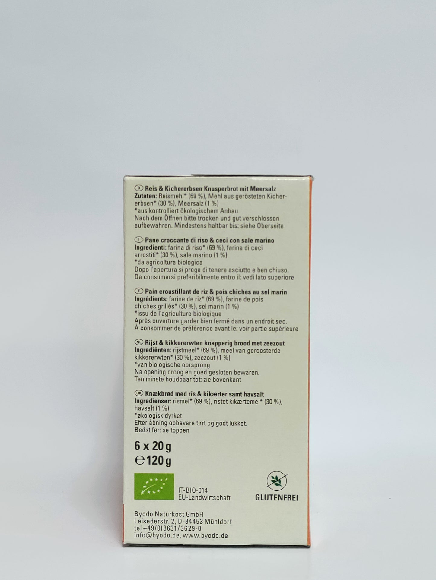 Byodo - BIO veganski beljakovinski hrustki 110g (6x18,34g)