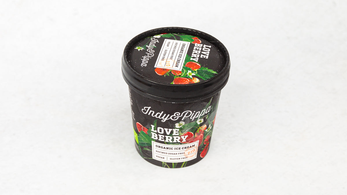 Indy&Pippa - Eko sladoled jagoda Love Berry 125ml