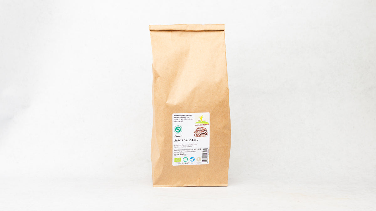 Tok Dobr - BIO pirini široki rezanci, 300g