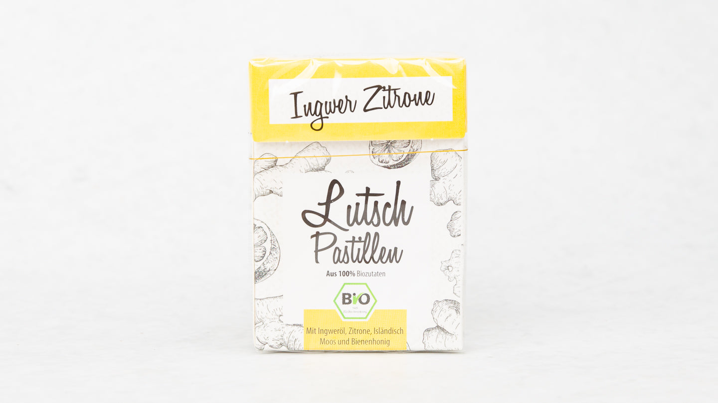Aries - Bio ingverjevi bonboni z limono in medom 30g