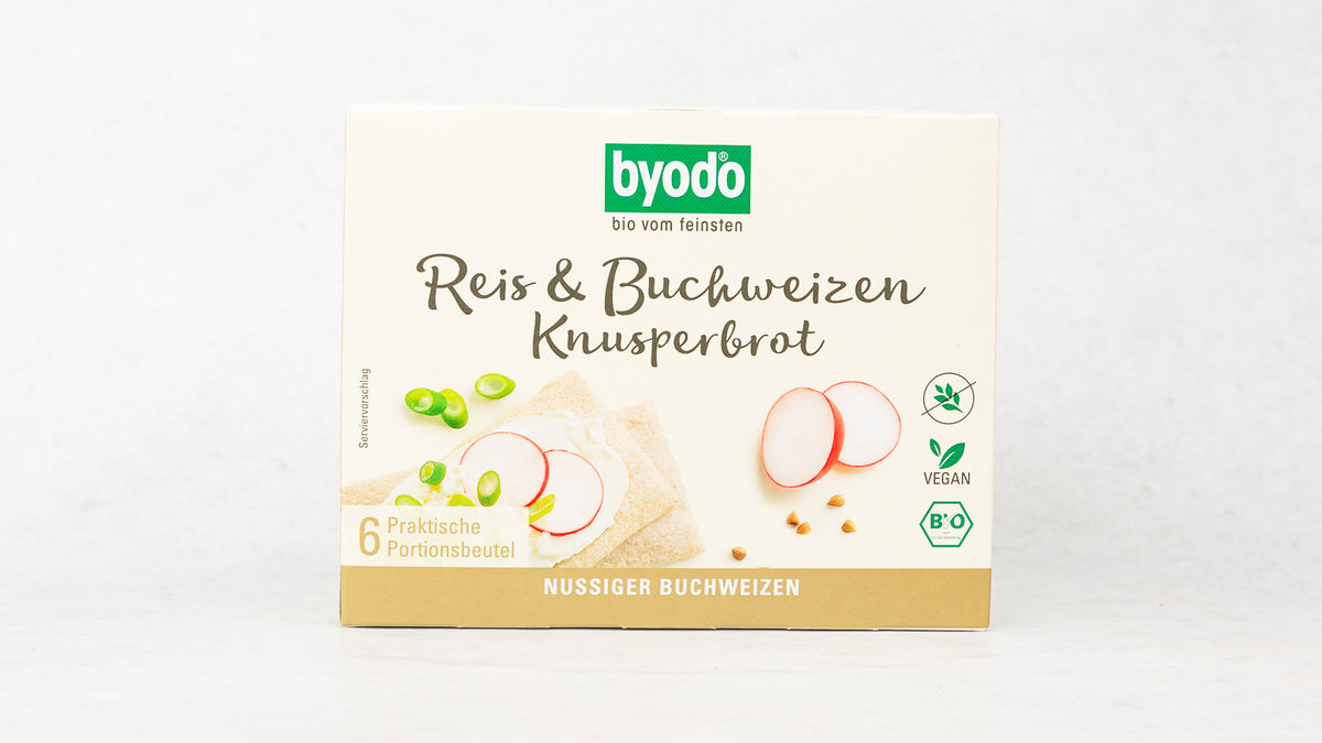 Byodo - Bio riževo-ajdovi hrustljavi kruhki, 6x20g