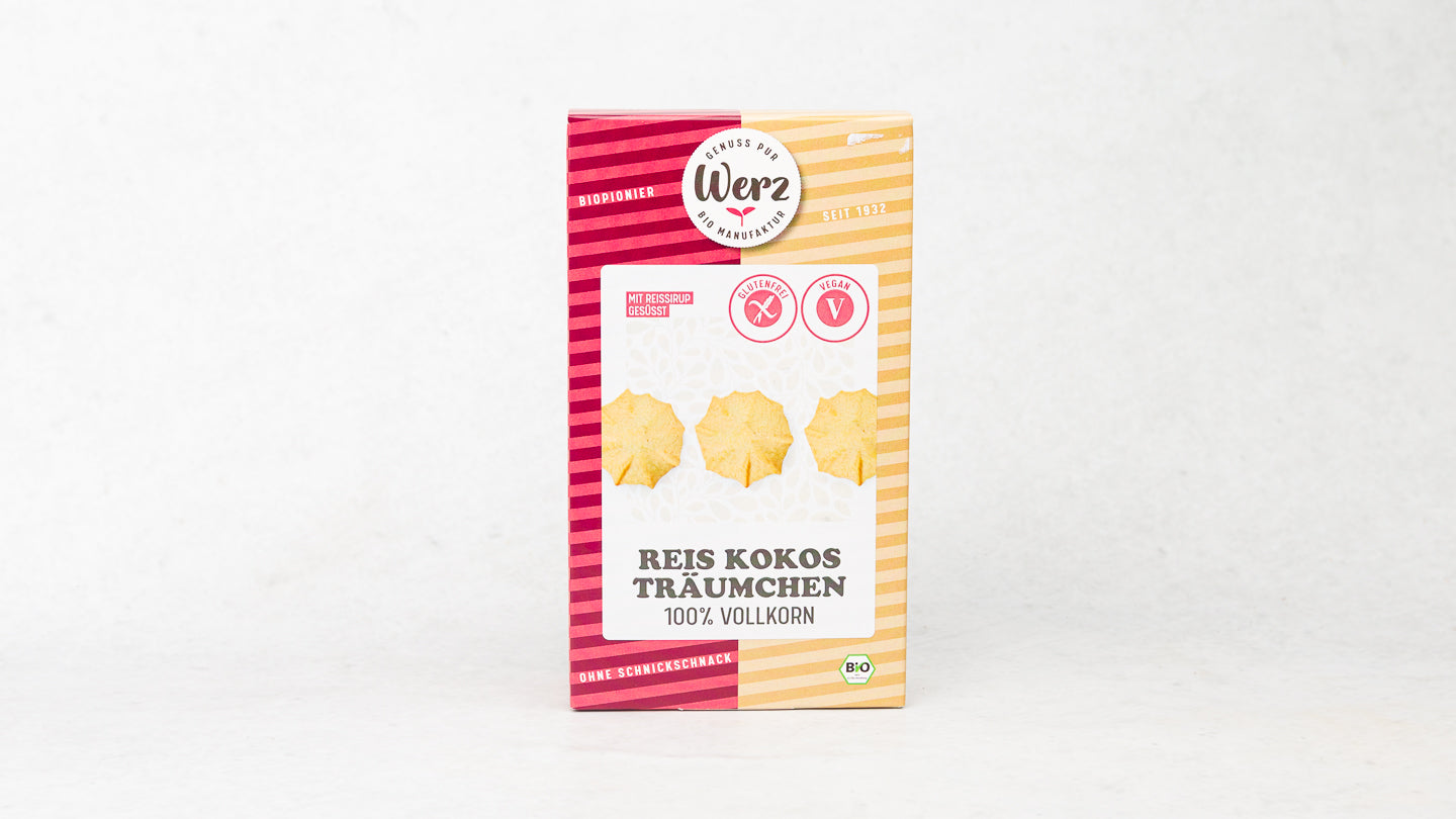 Werz - Bio Riževi kokosovi sladkosnedki 110g