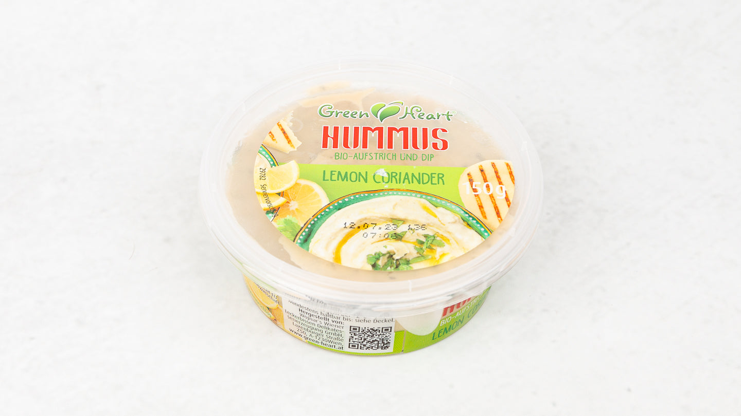 Green Heart - BIO Humus z limono in koriandrom 150g