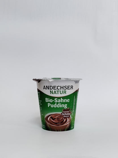 Andechser Bio smetanov puding čokolada 150g