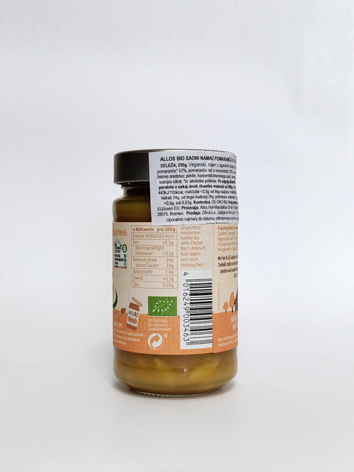 Allos - BIO sadni namaz pomaranča s 75% sadnega deleža, 250g