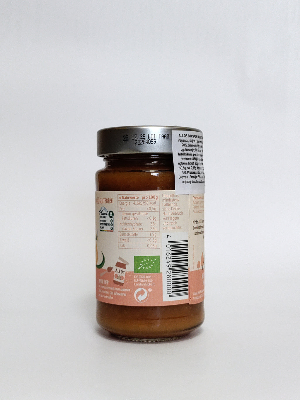 Allos - BIO sadni namaz marelica s 75% sadnega deleža 250g