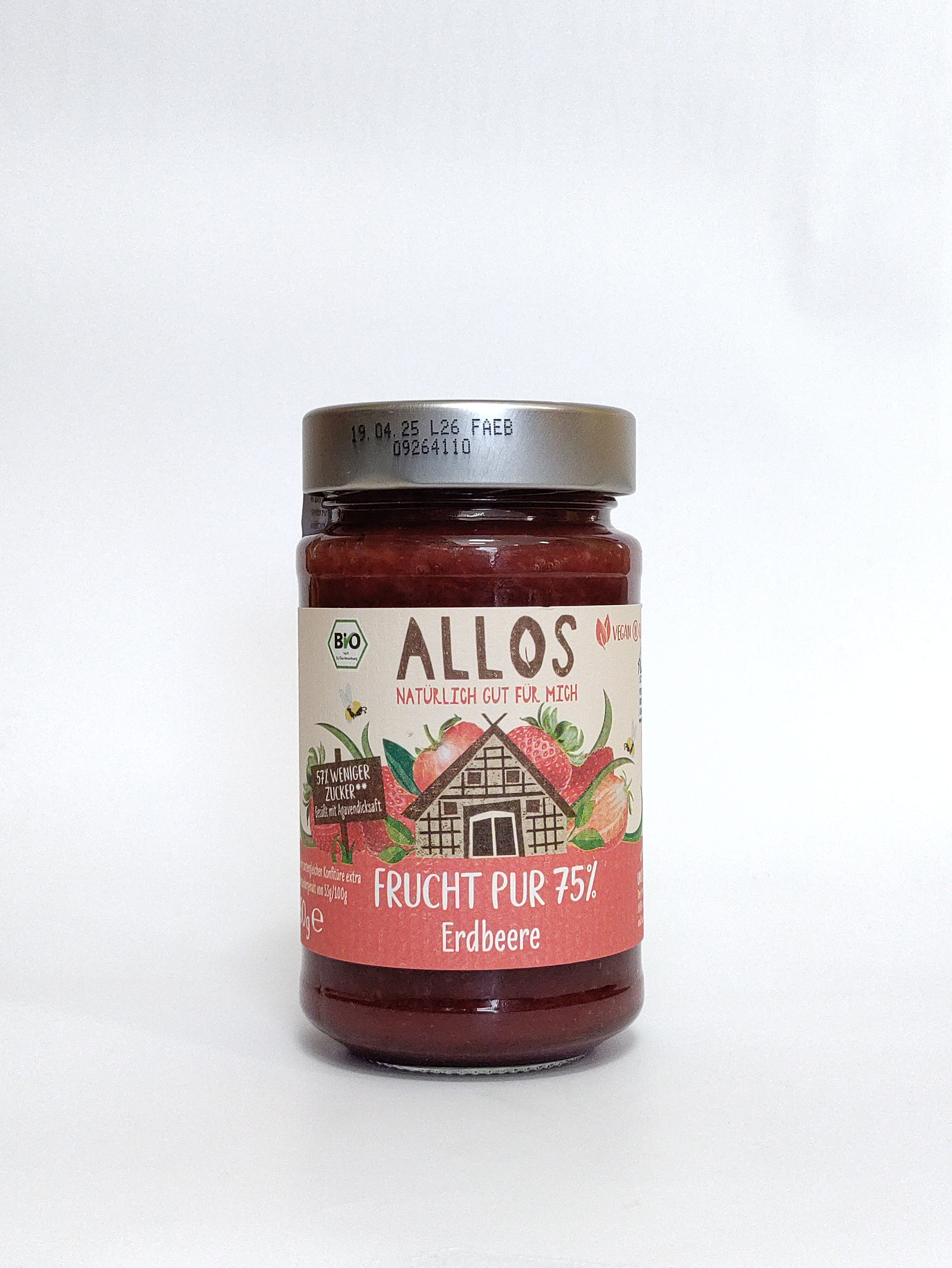 Allos - BIO sadni namaz jagoda s 75% sadnega deleža 250g