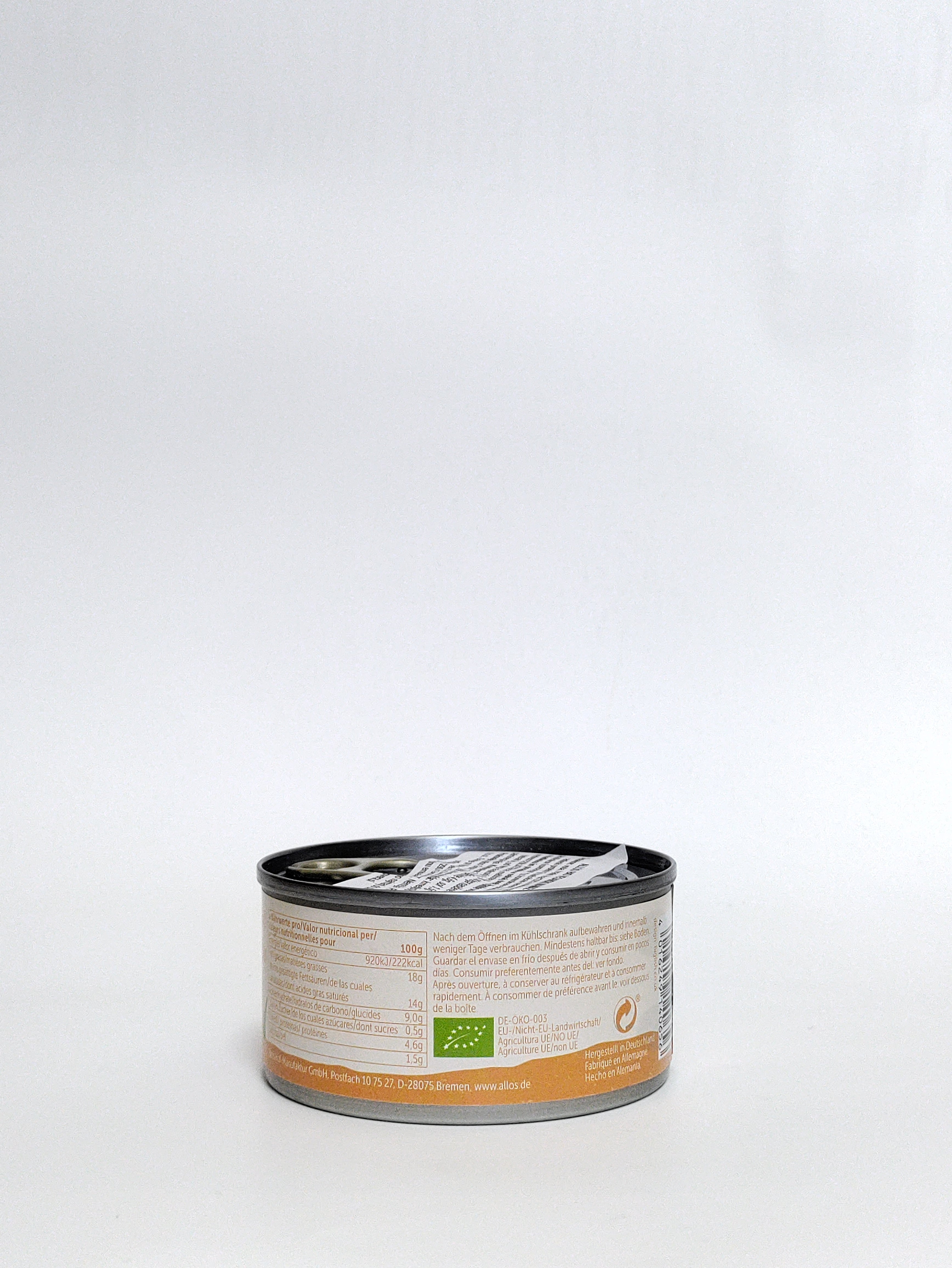 Allos - BIO Veganski namaz Classik, 125g