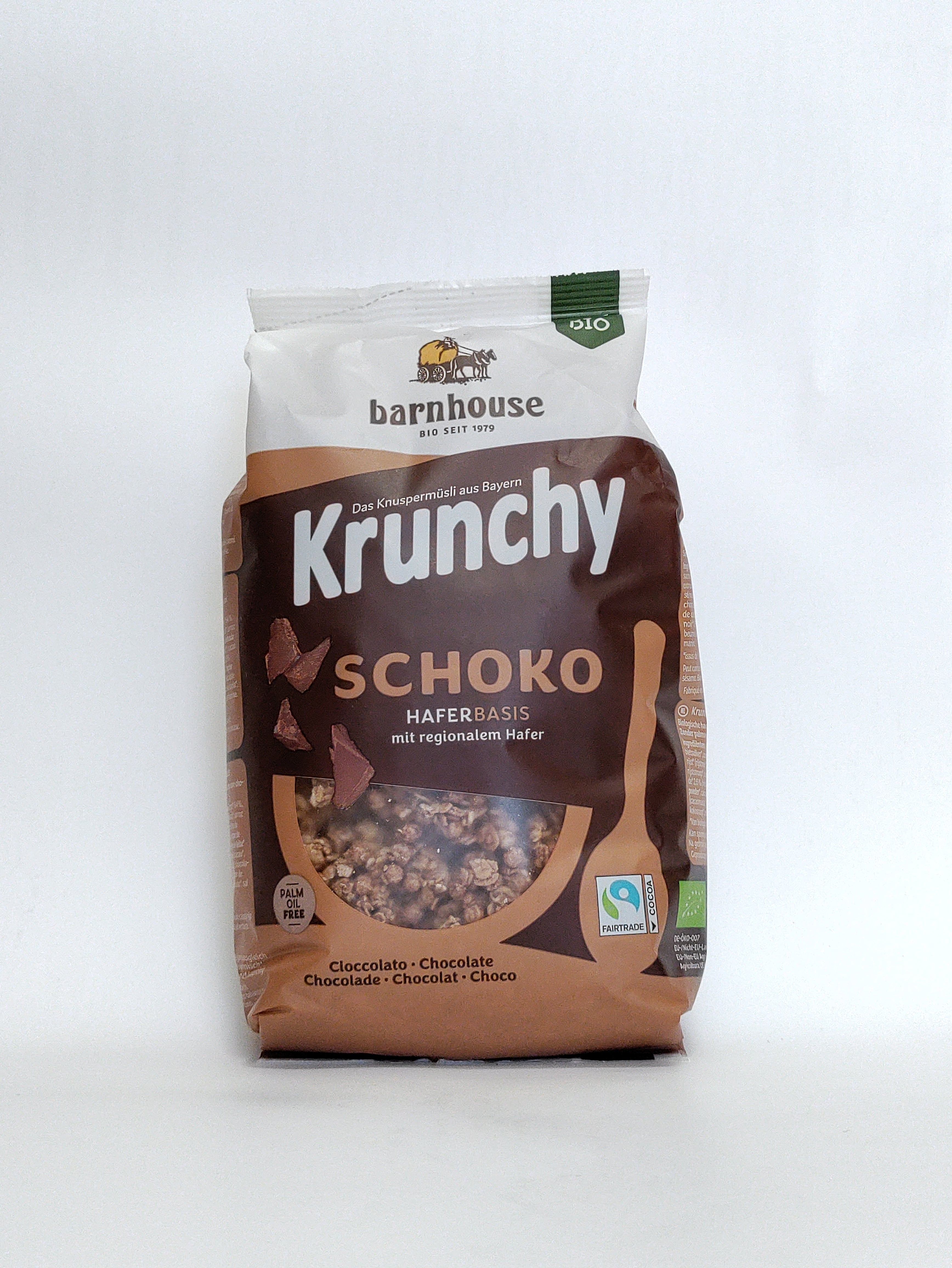 Barnhouse - Bio hrustljavi čoko-musli Krunchy 375g