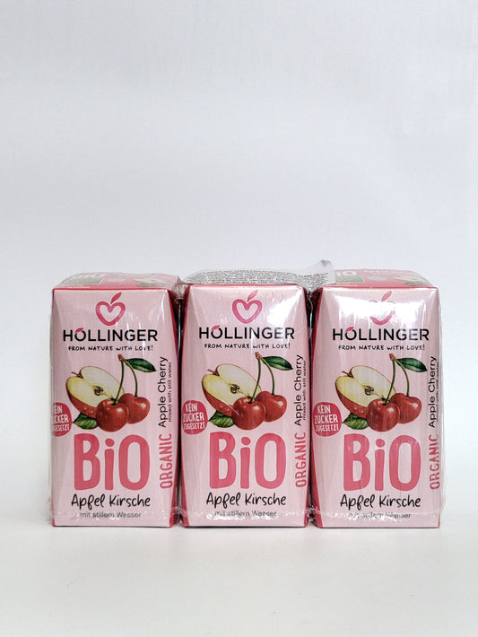 Höllinger - Bio jabolčni sok s češnjo 3x200ml