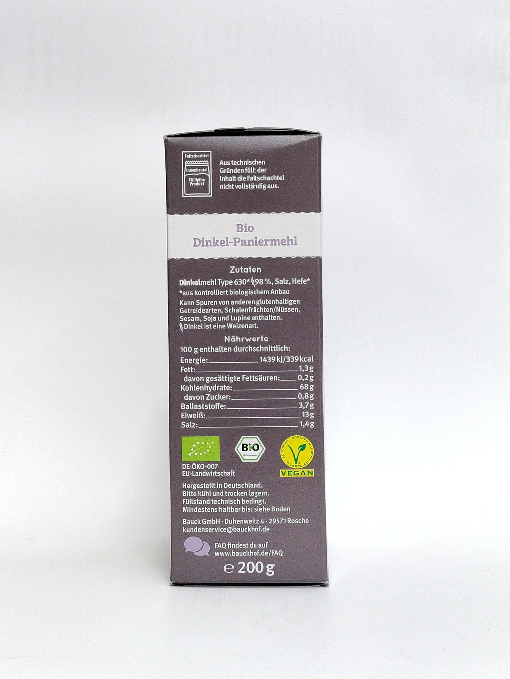 Bauckhof - BIO Pirine drobtine, 200g