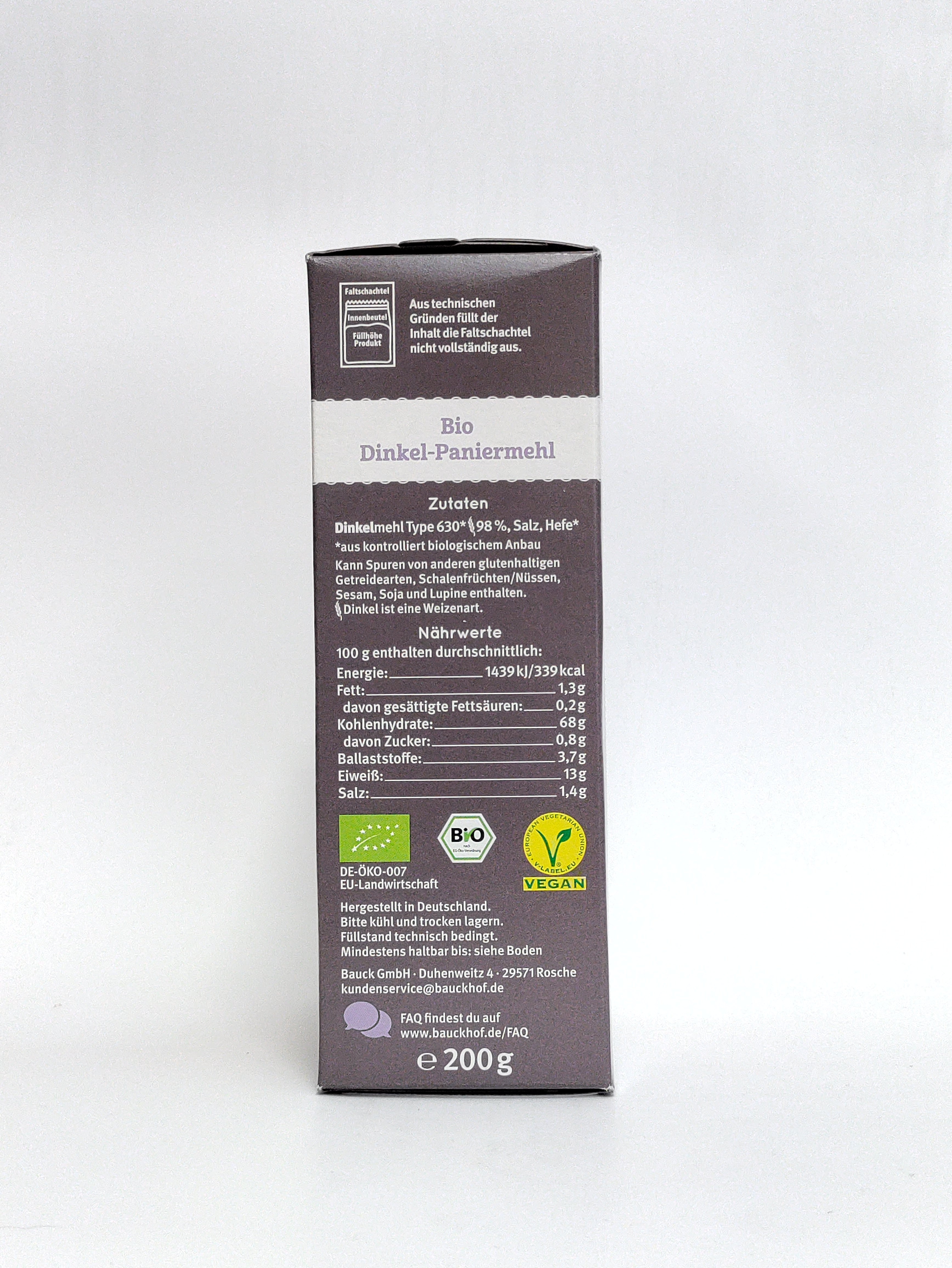 Bauckhof - BIO Pirine drobtine, 200g