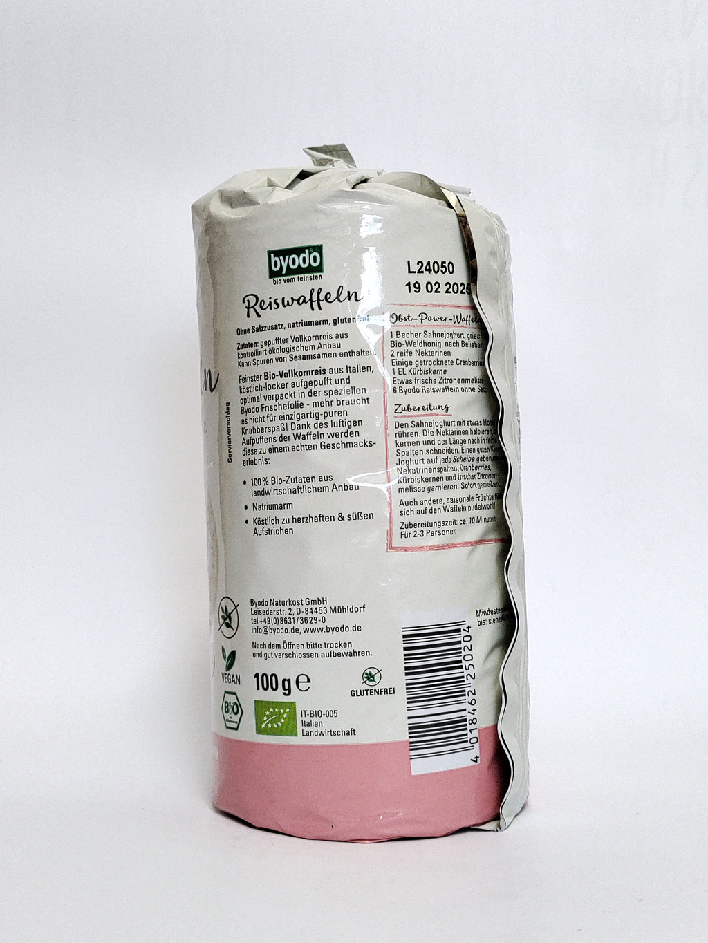 Byodo - Bio riževi vaflji brez soli 100g