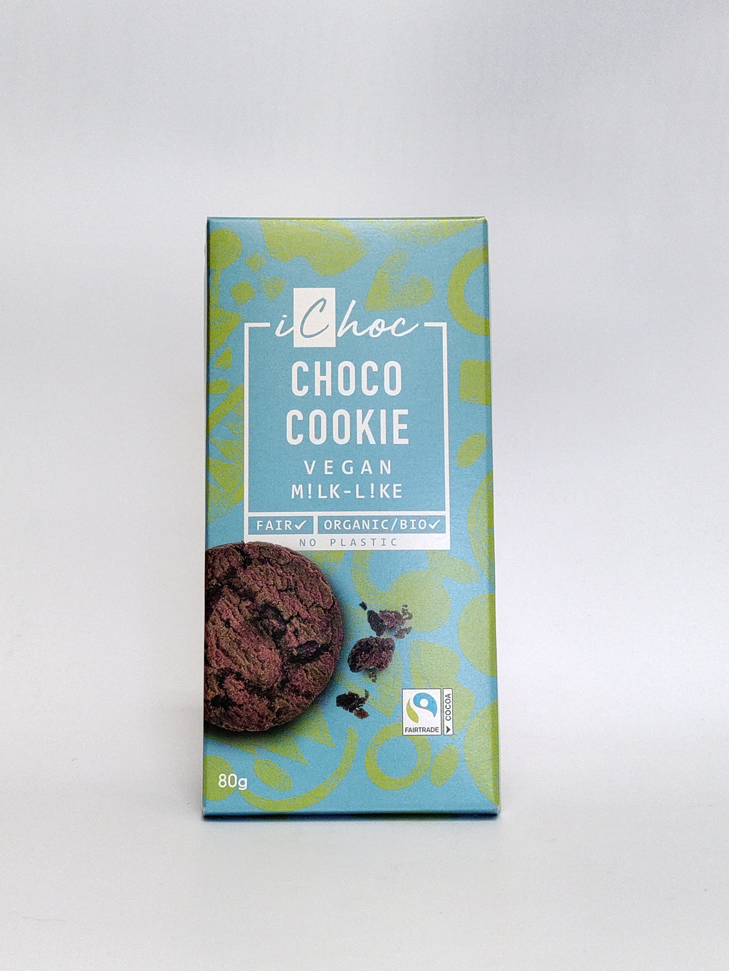 iChoc - Bio veganska čokolada s kakavovimi piškoti 80g