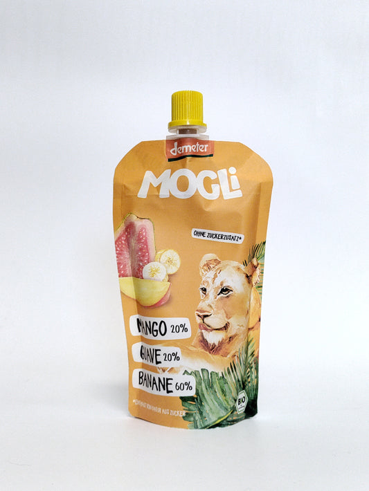 Mogli Bio sadni pire mango, guava, banana 120g