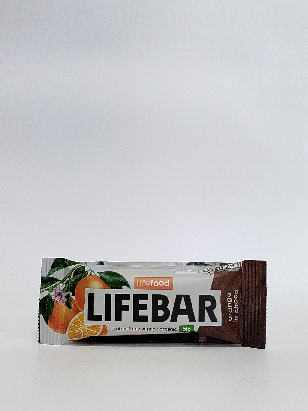Lifebar - Bio ploščica s pomarančo, oblita s čokolado 40g