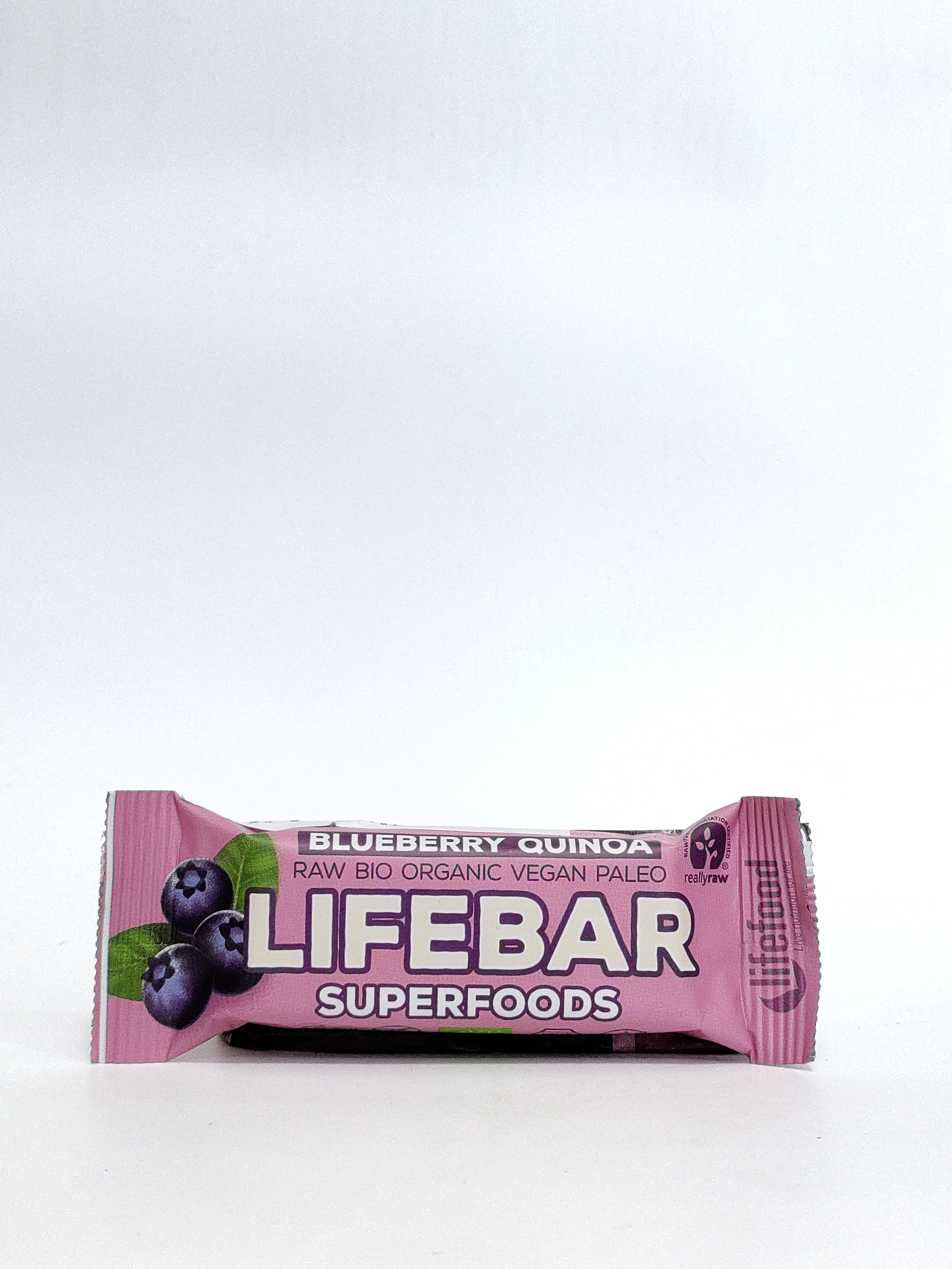 Lifebar - bio presna ploščica z borovnicami in kvinojo 47g