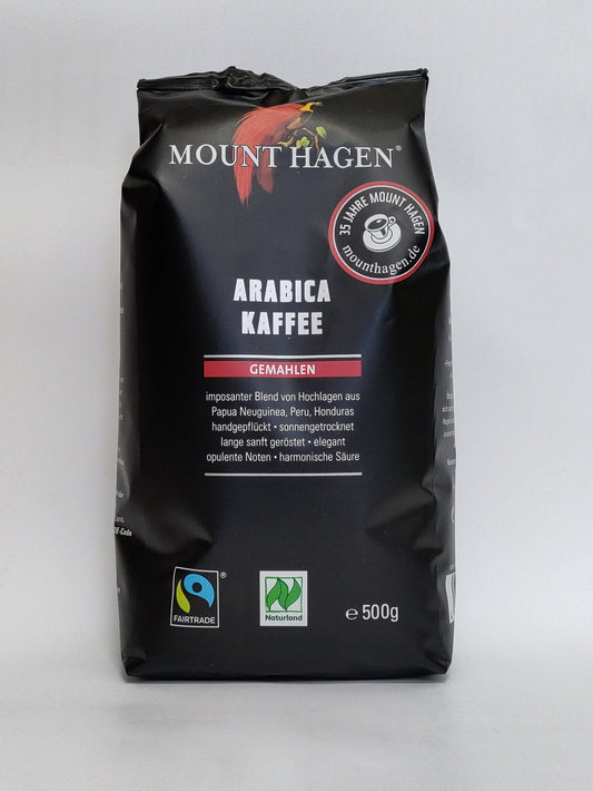 Mount Hagen - BIO pražena kava, mleta 500g