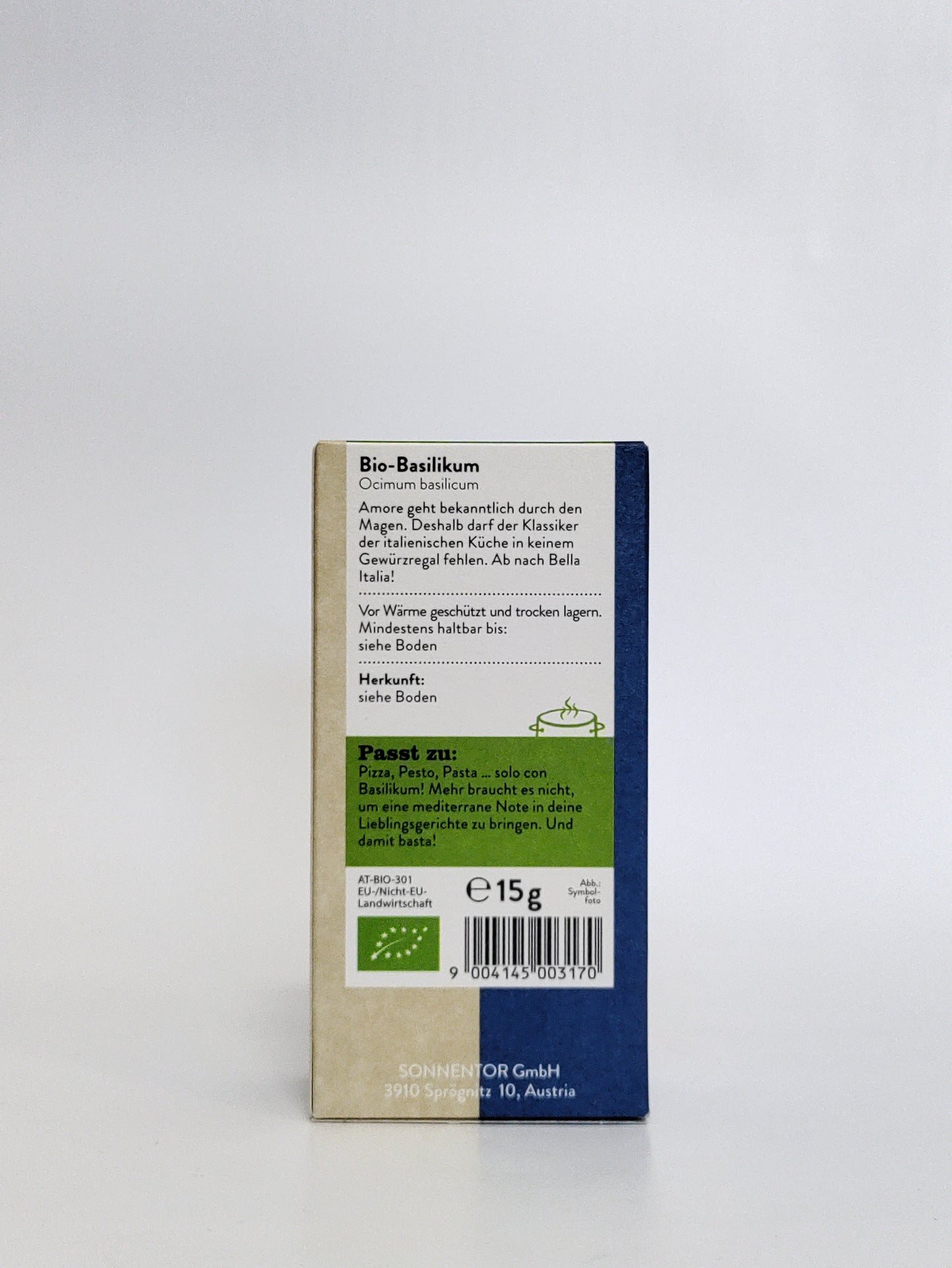 Sonnentor Bio bazilika 15g