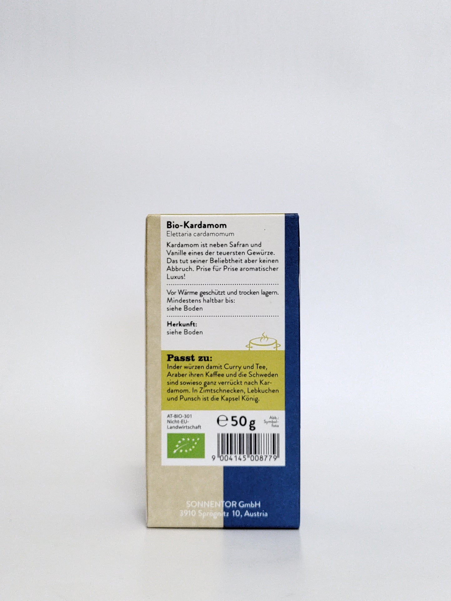 Sonnentor BIO Kardamom mleti, 50g