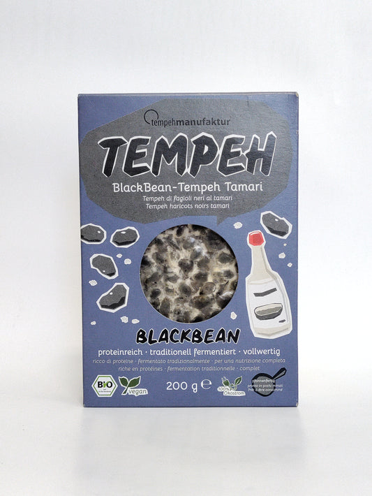 Tempehmanufaktur - Bio veganski tempeh s tamarijem iz črnega fižola, 200g