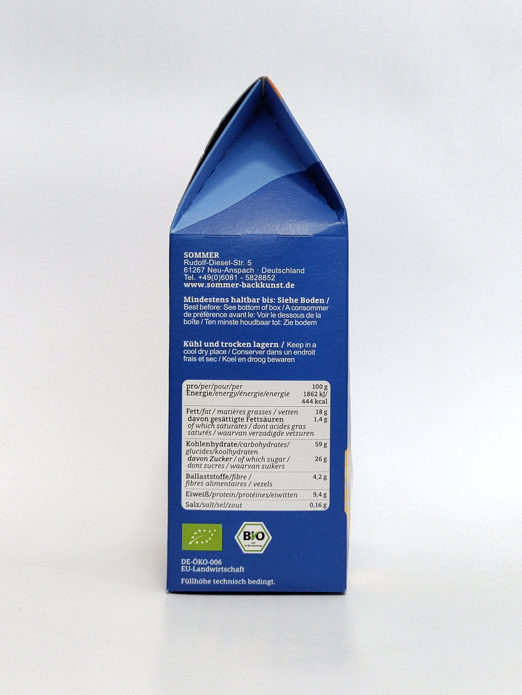 Sommer BIO pirini piškoti z mandlji 150g