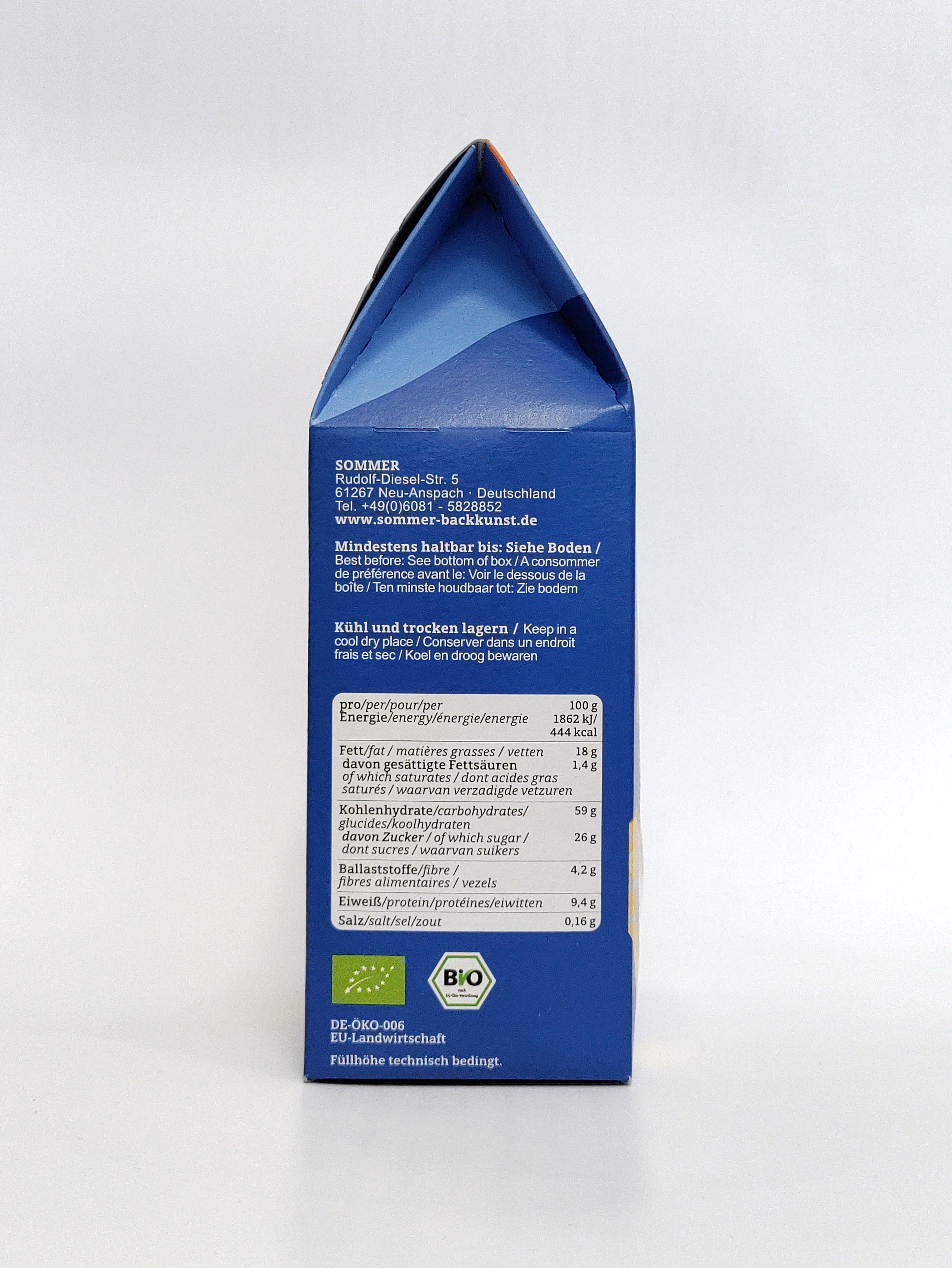 Sommer BIO pirini piškoti z mandlji 150g