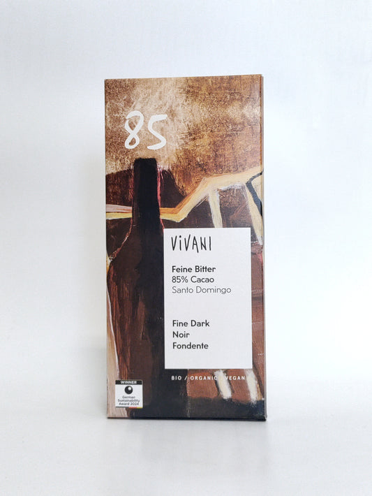 Vivani - Bio veganska temna čokolada s 85% kakava 100g