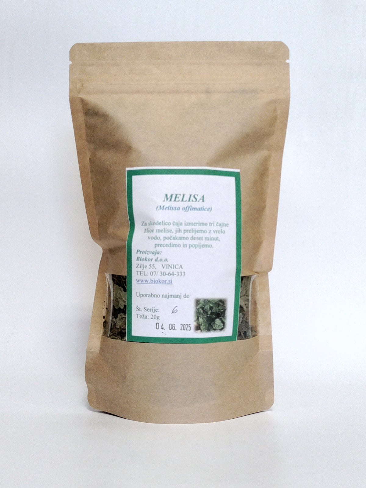 Biokor - čaj melisa 20g