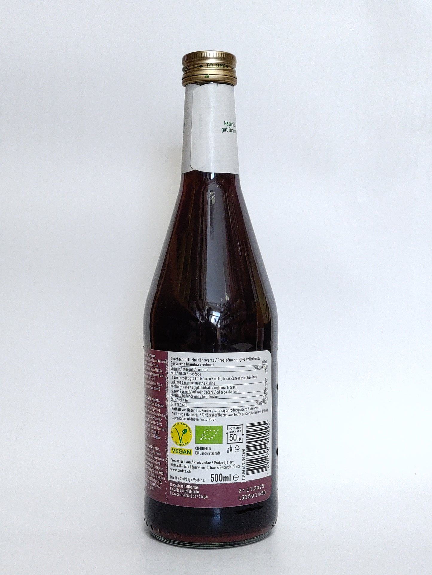 Biotta - bio sok Rdeča pesa 500 ml