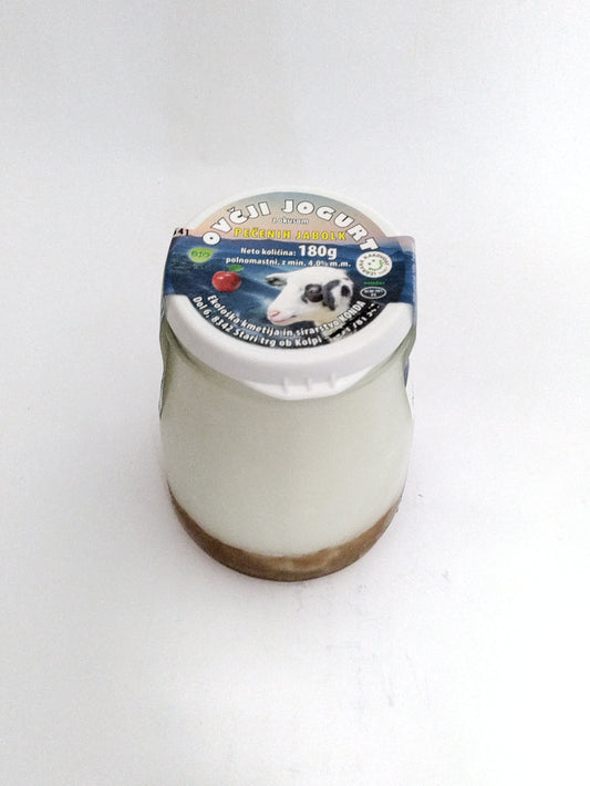 Konda - EKO Ovčji Jogurt S Pečenim Jabolkom 180g