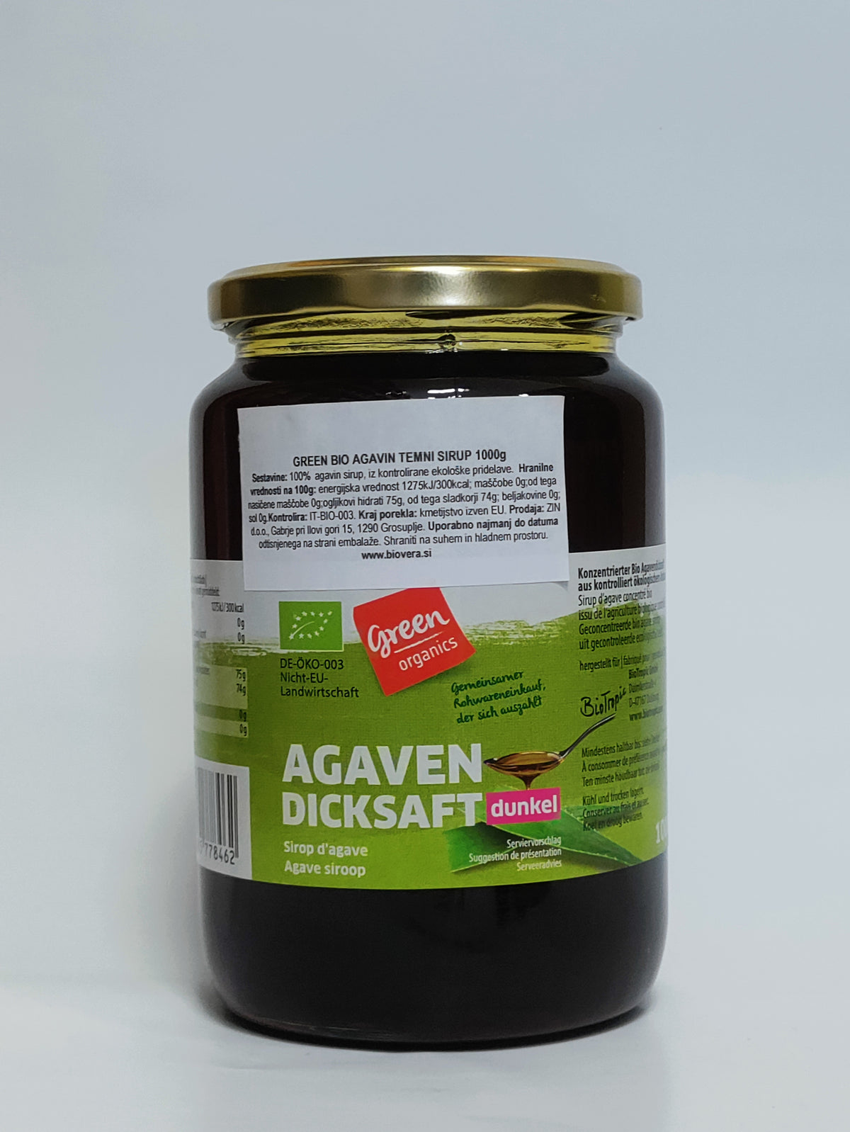 Green - BIO Agavin sirup 1 kg