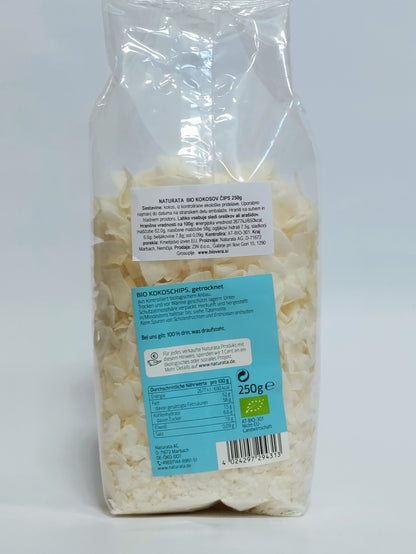 Naturata - Bio kokosov čips 250g