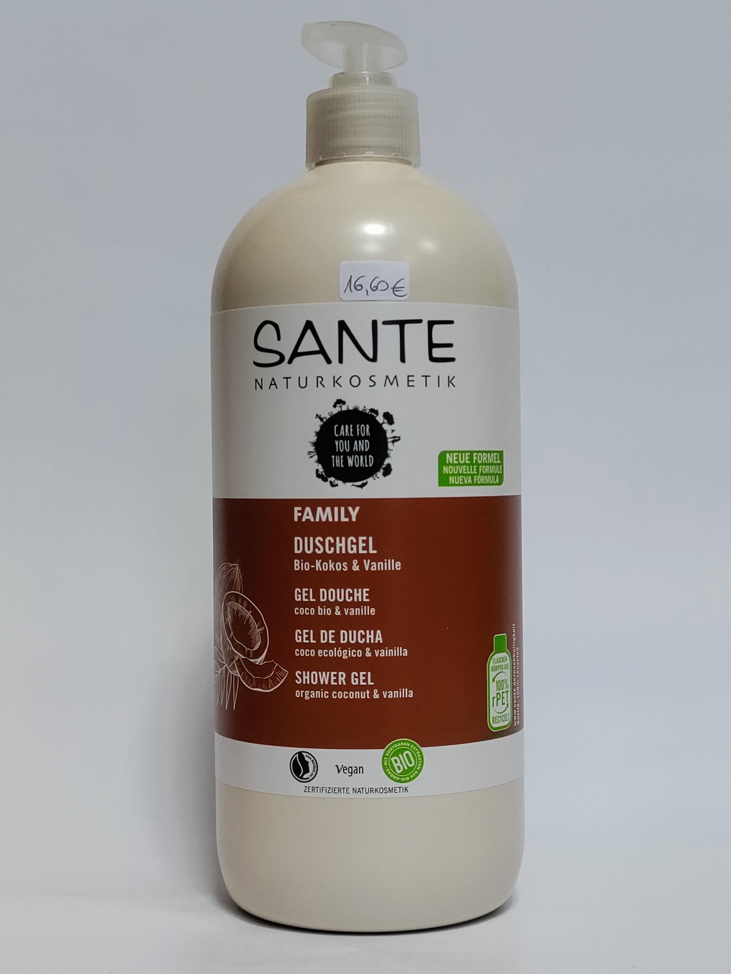 Sante - Gel za tuširanje kokos vanilija 950ml