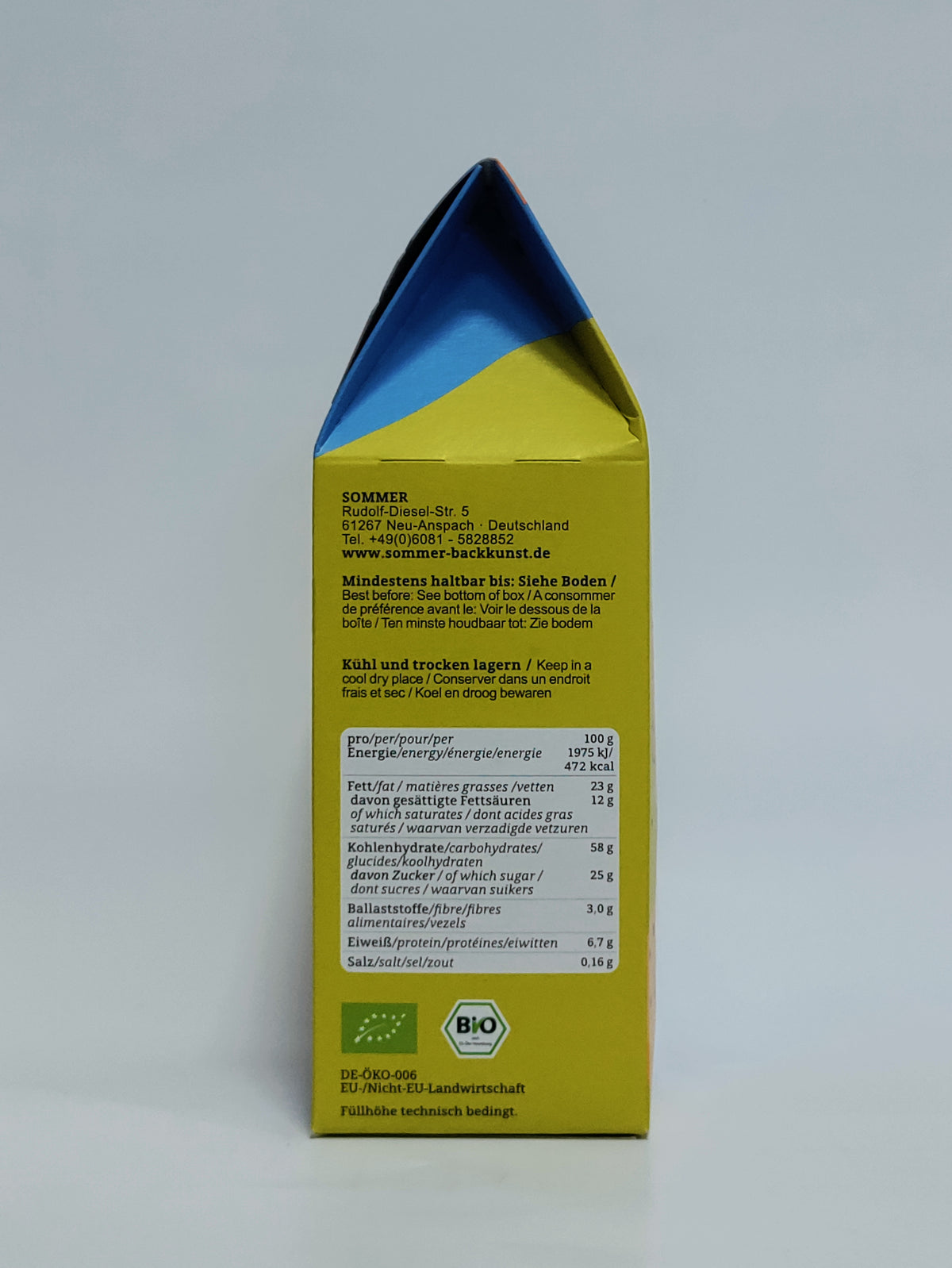Sommer - BIO veganski pirini  piškoti z ingverjem 150g