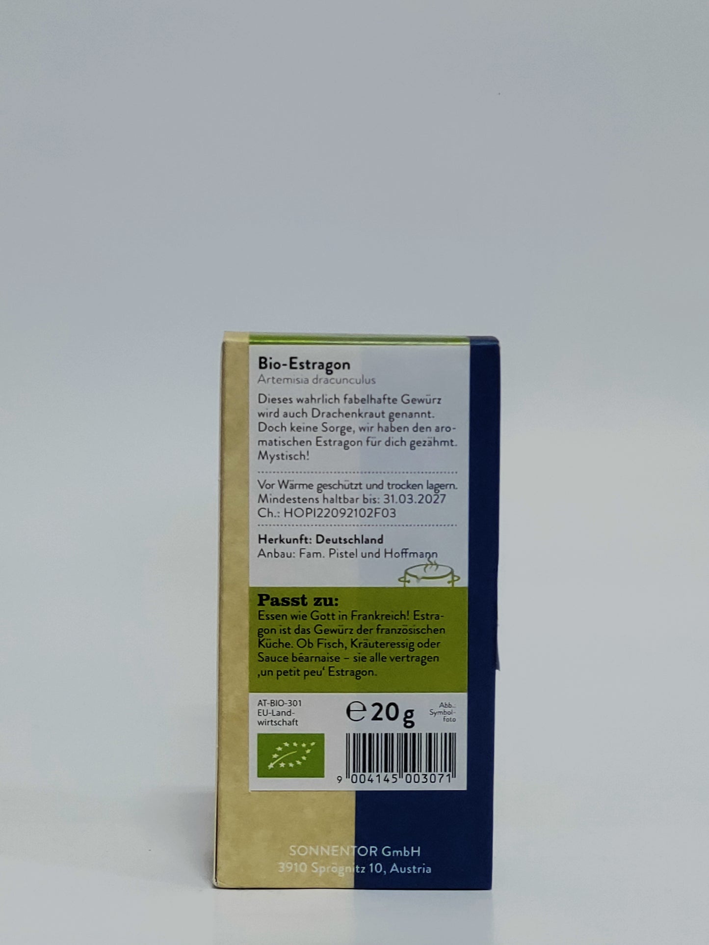 Sonnentor - Bio pehtran 20g