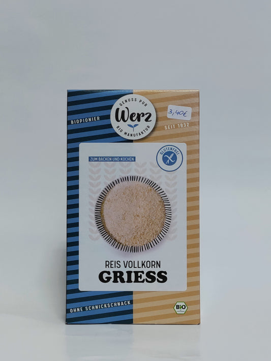 Werz - Rižev gris (zdrob) brez glutena 250g