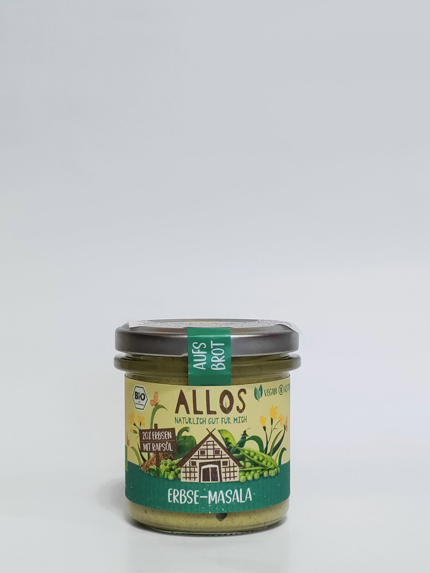 Allos - BIO veganski grahov namaz, Masala 140g