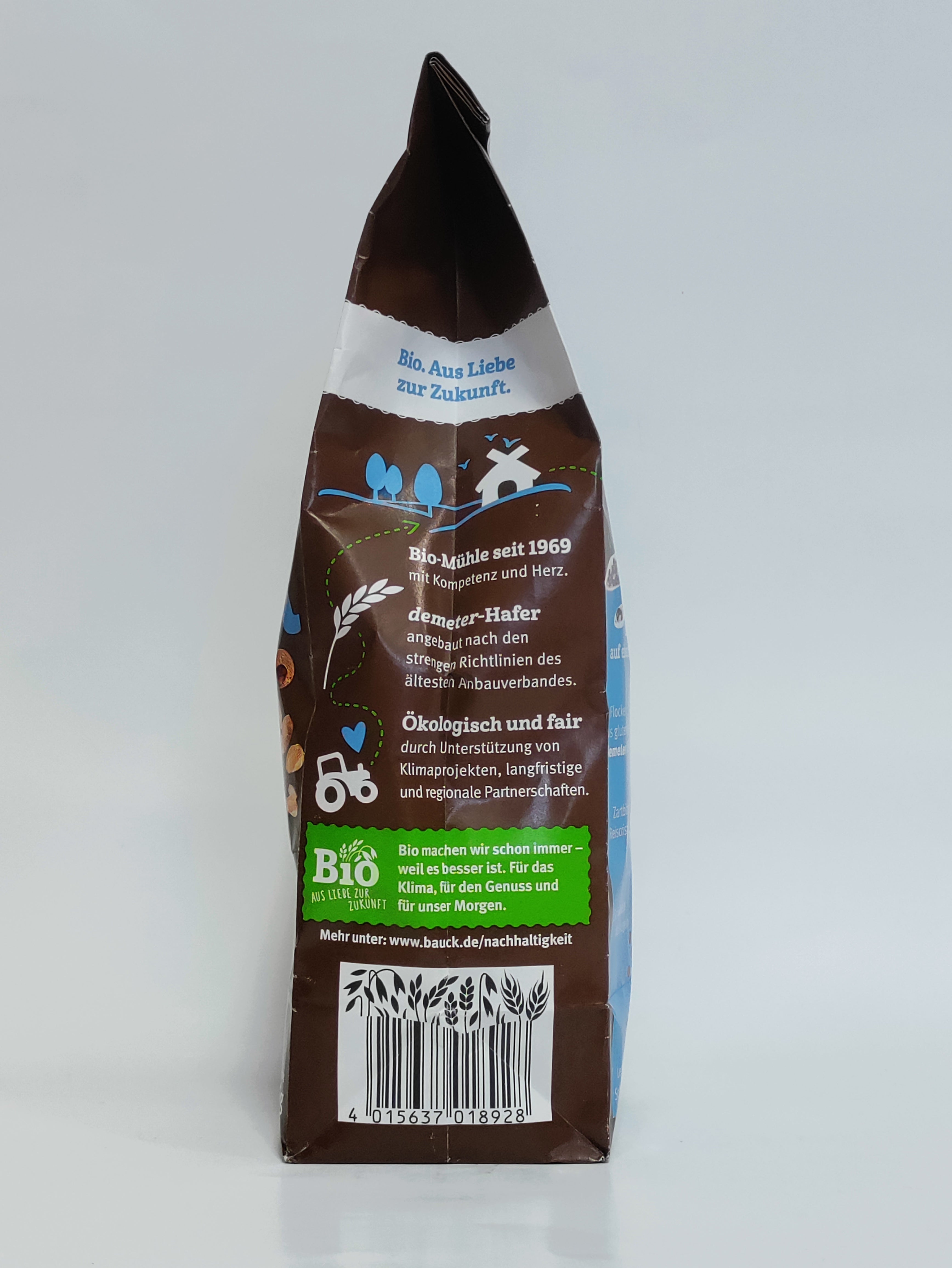 BauckMuhle - čokoladno ovseni musli brez glutena 425g