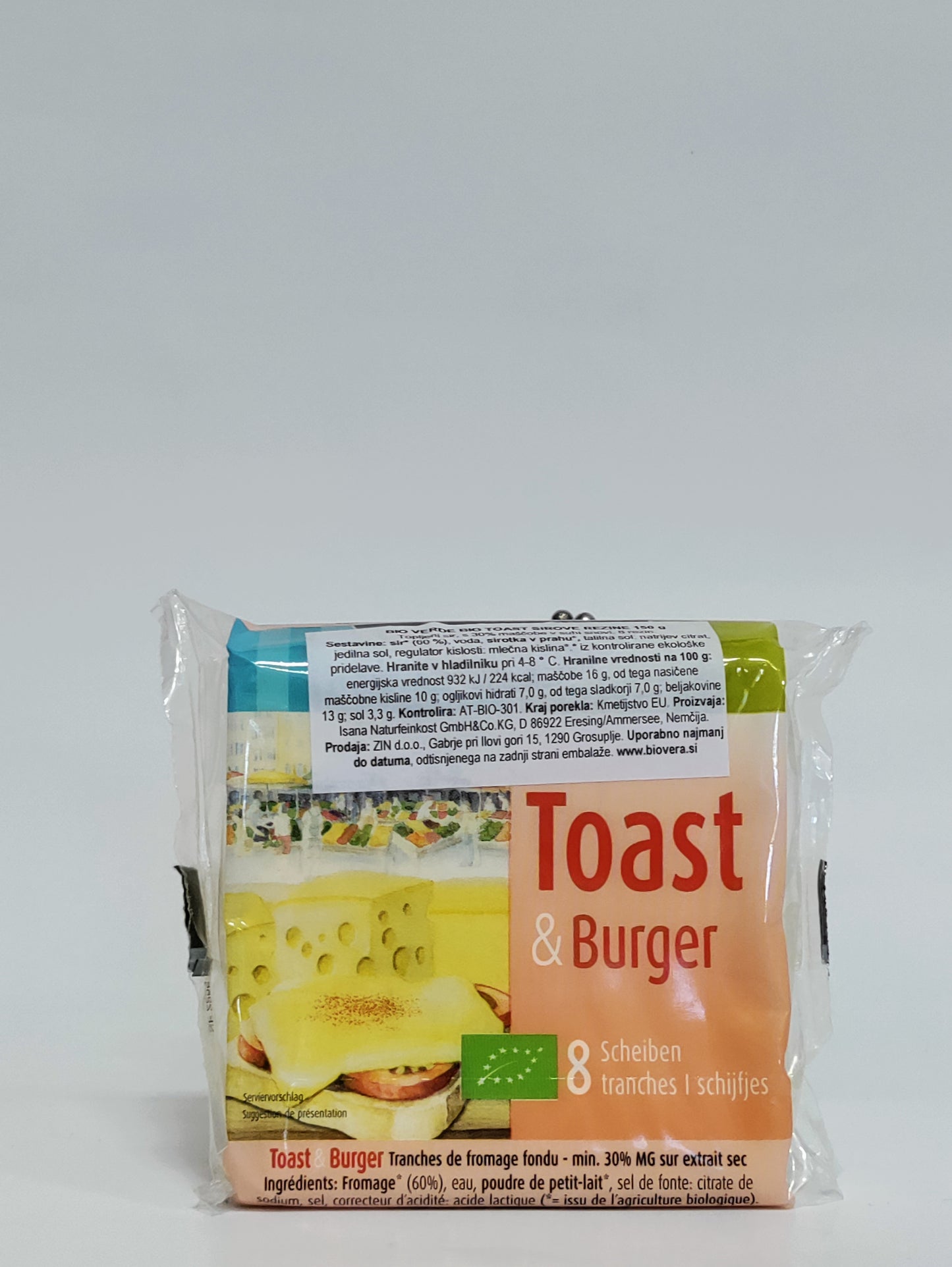 Bio Verde - Bio toast sirove rezine 150g