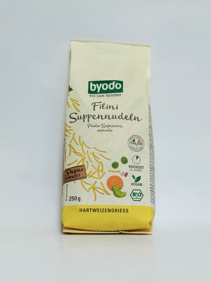 Byodo - Bio jušne testenine Fillini 250 g