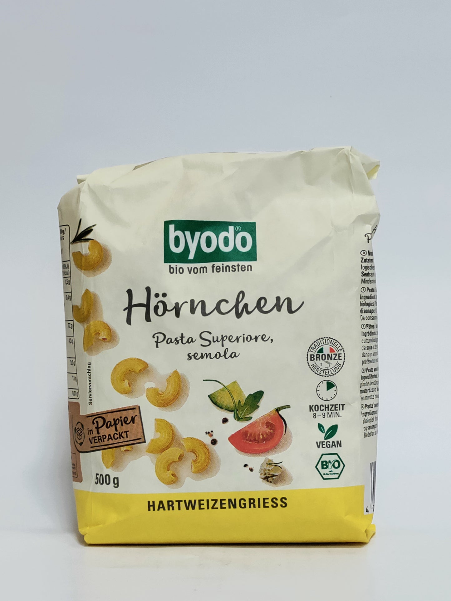 Byodo - Bio veganske testenine Polžki 500g