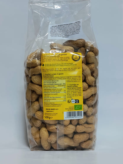 Rapunzel - BIO praženi arašidi v lupini 500g