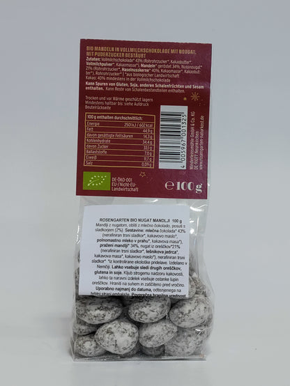 Rosengarten - Bio Nugat mandlji 100g