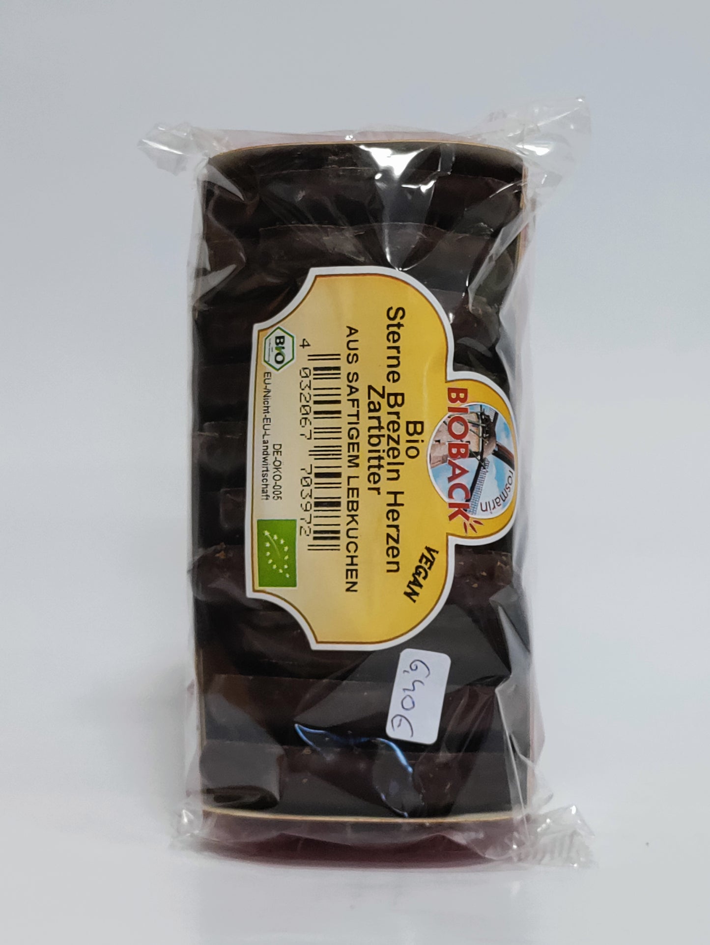 Rosmarin Bioback - Bio veganski čokoladni biskvit, zvezdice, preste in srčki 175g