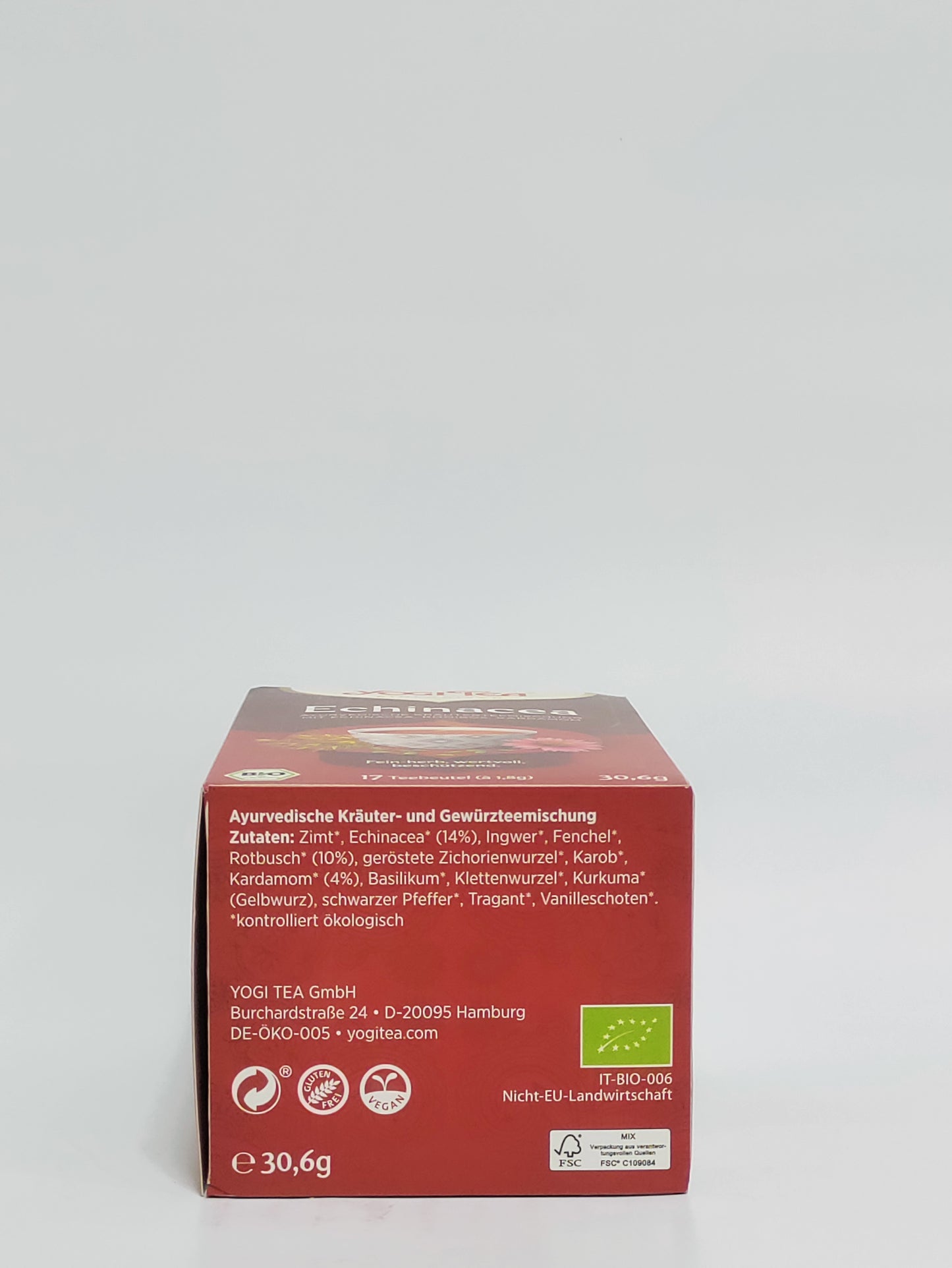 Yogi - Bio čaj Echinacea 17 vrečk, skupno 30,6g