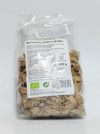 Werz - Bio veganski ajdovi rezanci brez glutena 200g