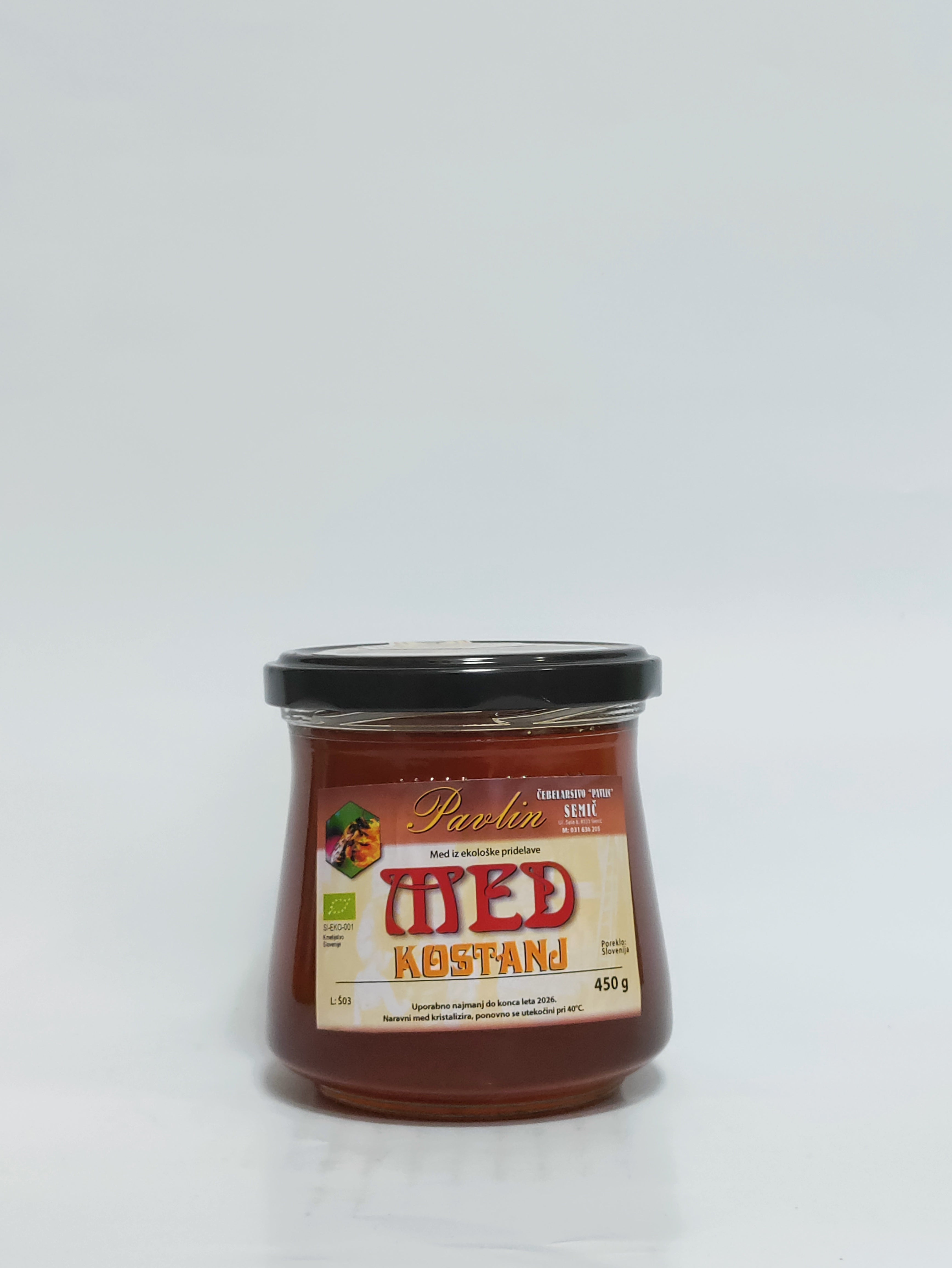 Pavlin - EKO Kostanjev med 450g