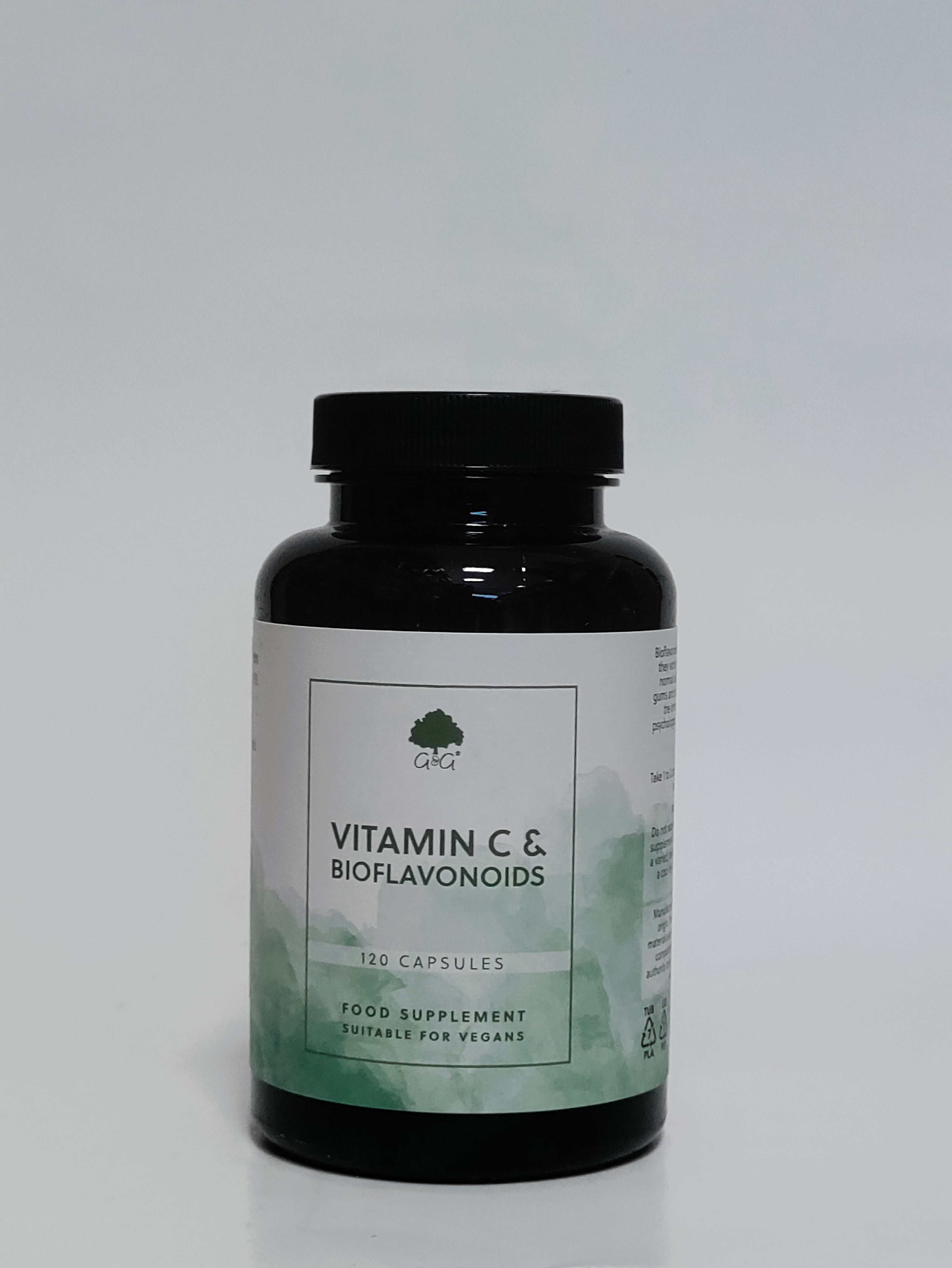 G&G - Vitamin C 750 mg z Bioflavonoidi, 120 kapsul