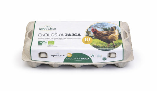 Beci - Ekološka jajca (10 kos)